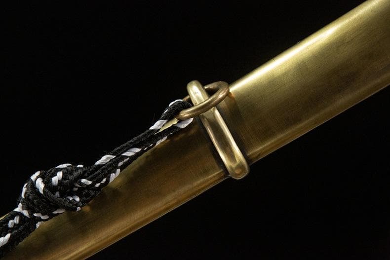 一体純銅模様鋼 日本刀 模造刀 居合刀 武士道 武蔵 鑑賞用 手鍛造打