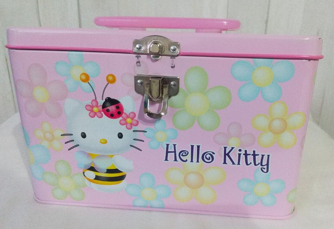 キティ 缶 トランクバッグ 小物入れ ケース