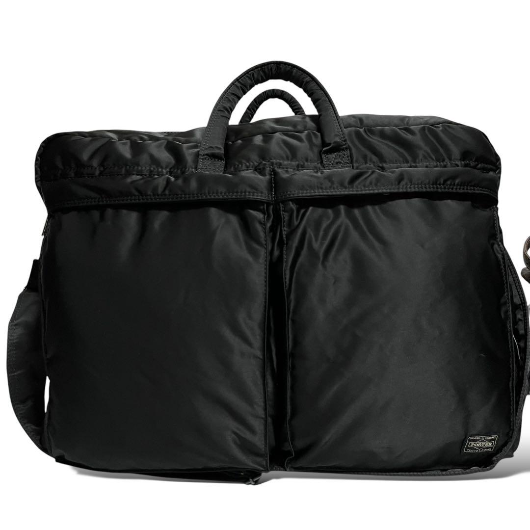 希少 極美品 ポーター タンカー 2way ボストンバッグ L ブラック 大容量