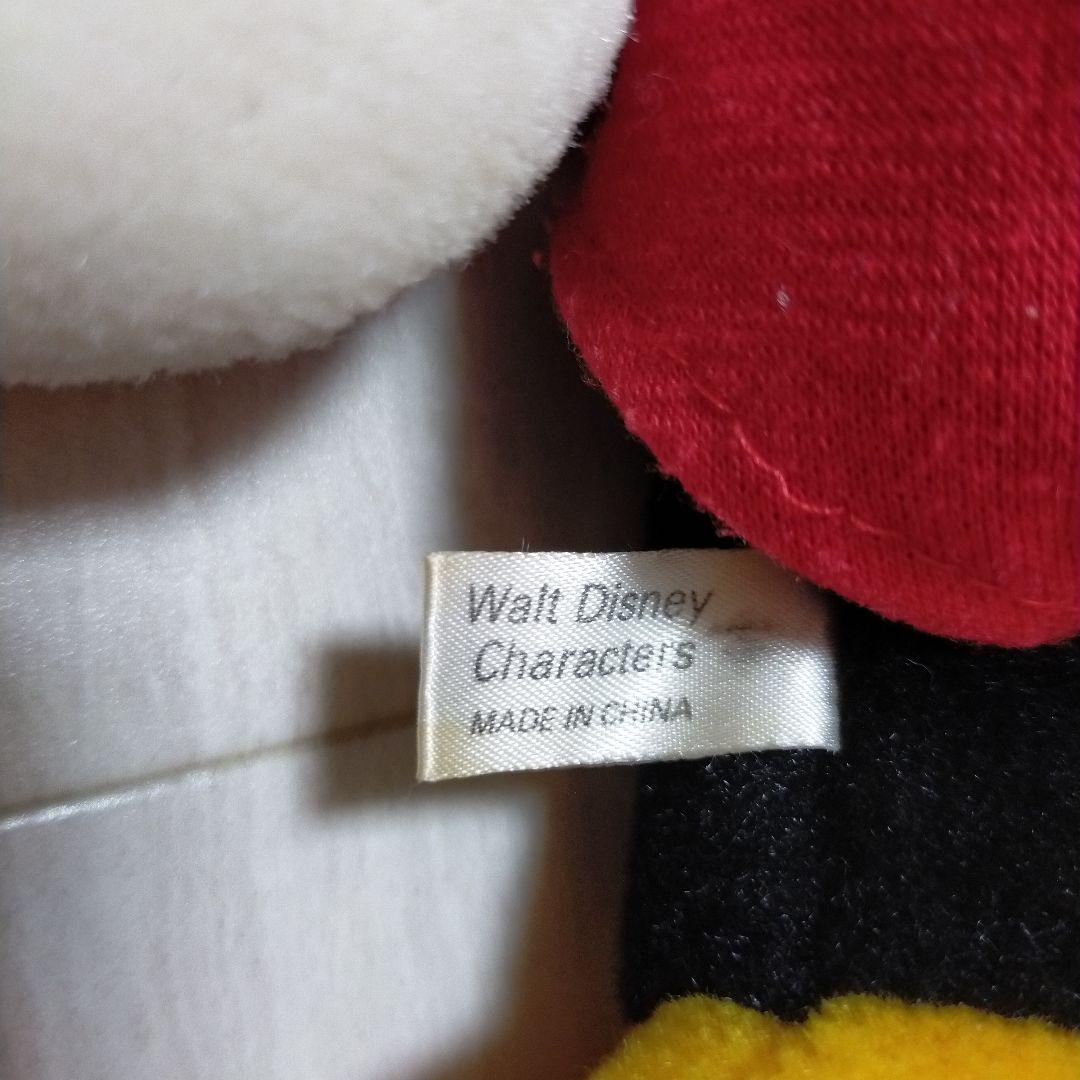 ミッキーマウス ぬいぐるみ 約40cm　白　ホワイト