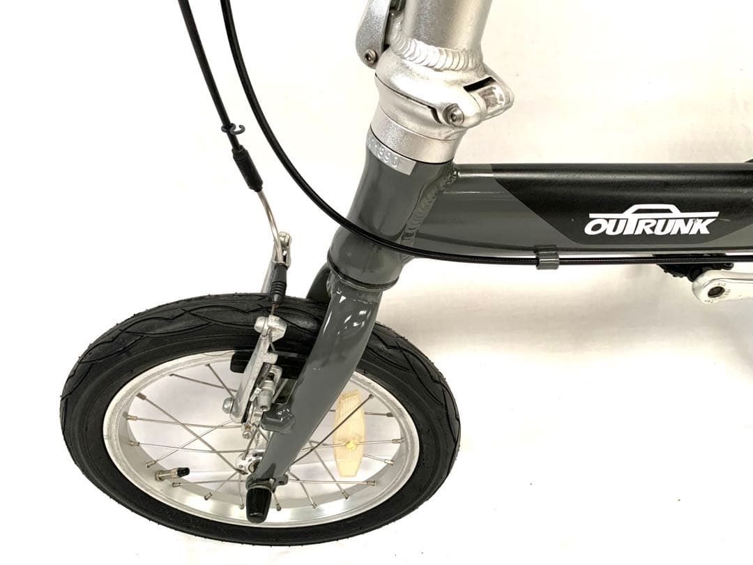 【即乘】OUTRUNK 折り畳み自転車 14インチ 8.3キロ ミニベロ