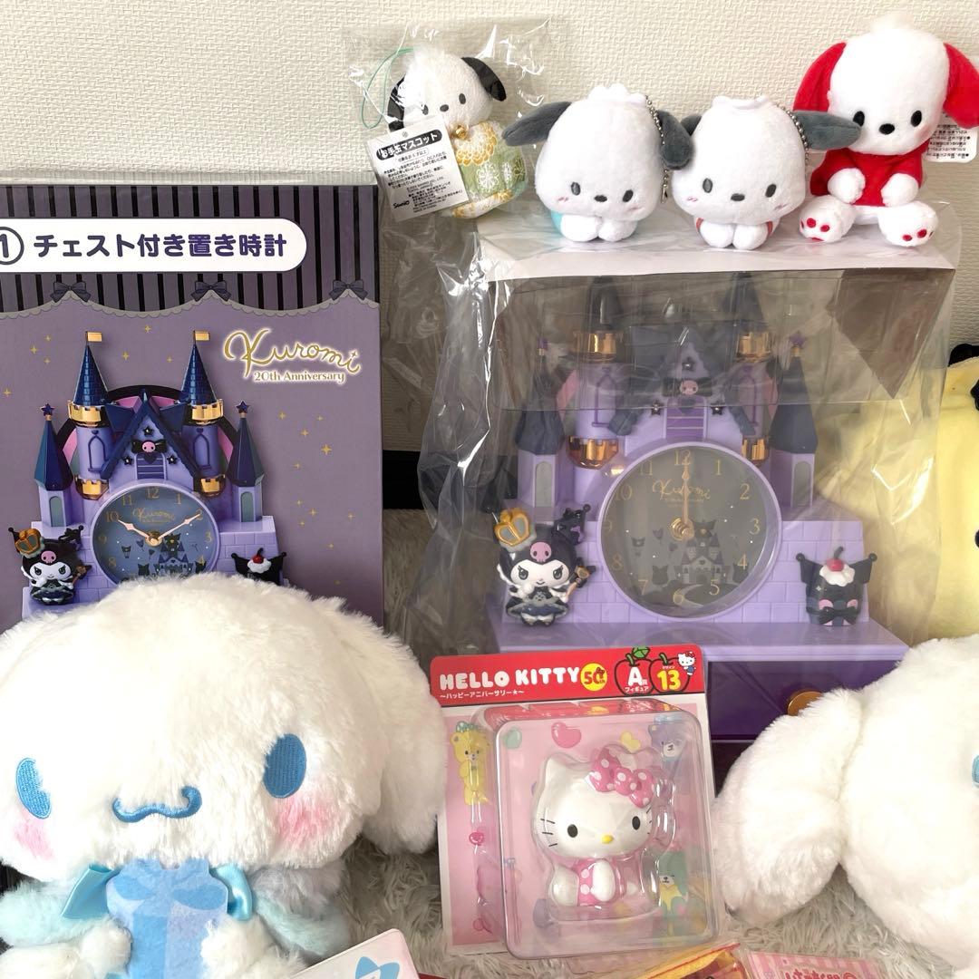☆☆サンリオまとめ売り☆ぬいぐるみ・置時計・ハンカチ・バッグ・キーホルダー等☆☆