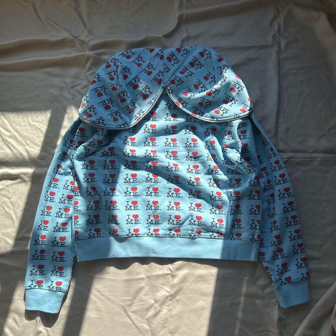 ashley williams I heart me バタフライフーディー 水色