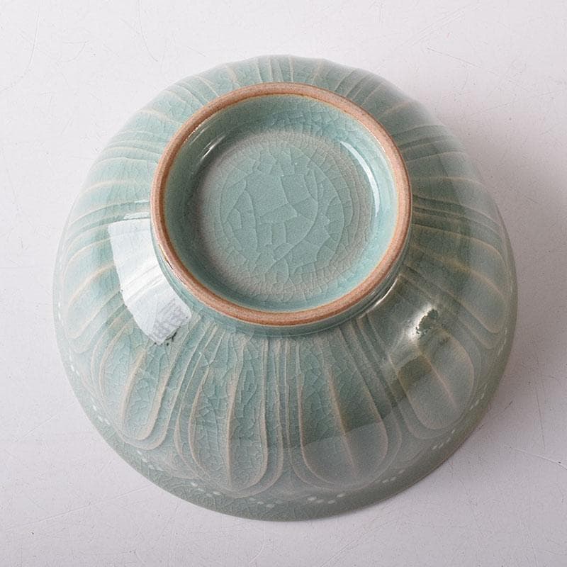 銀杏の木 様専用 柳海剛（柳根瀅）作 高麗青磁 茶碗 共箱 V R8500