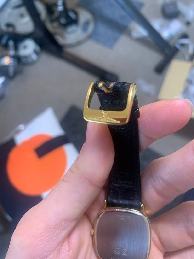 LONGINES ゴールド スクエア 腕時計