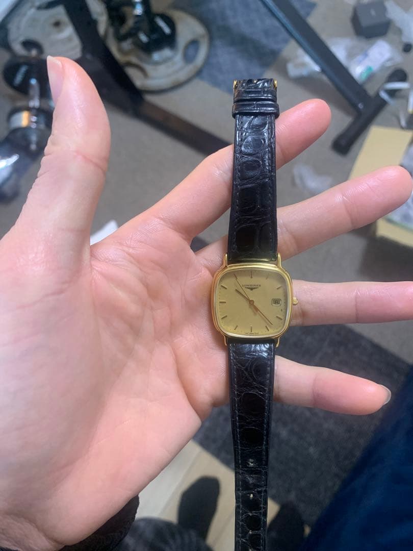 LONGINES ゴールド スクエア 腕時計