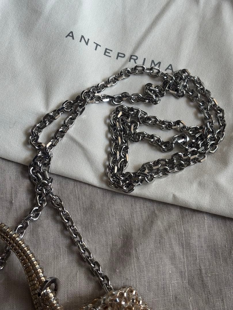 【ANTEPRIMA】ワイヤーバッグ ミニアトゥーラ シルバーゴールド