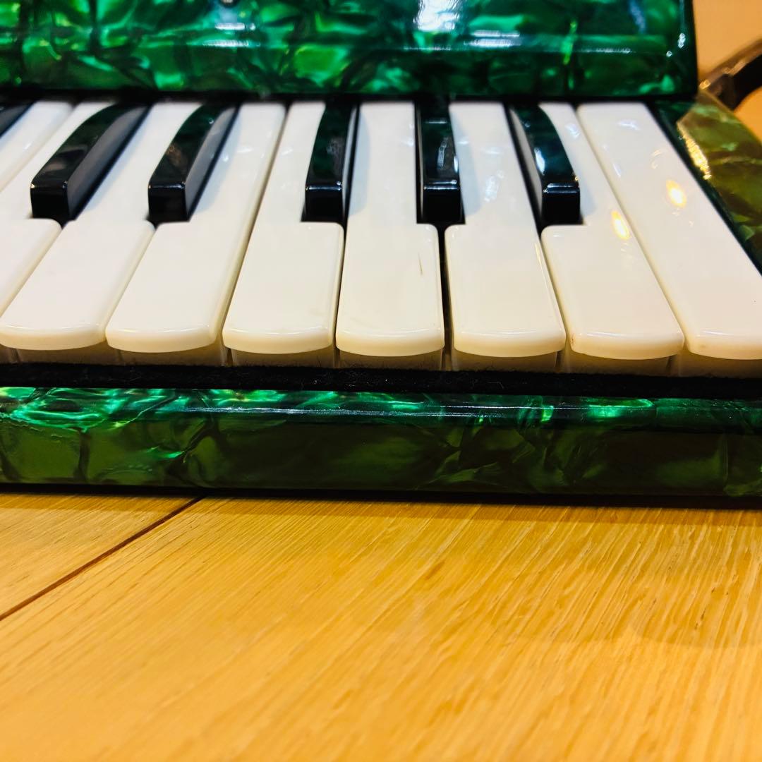 希少 YAMAHA ヤマハ アコーディオン A-32B ソフトケース付 レトロ