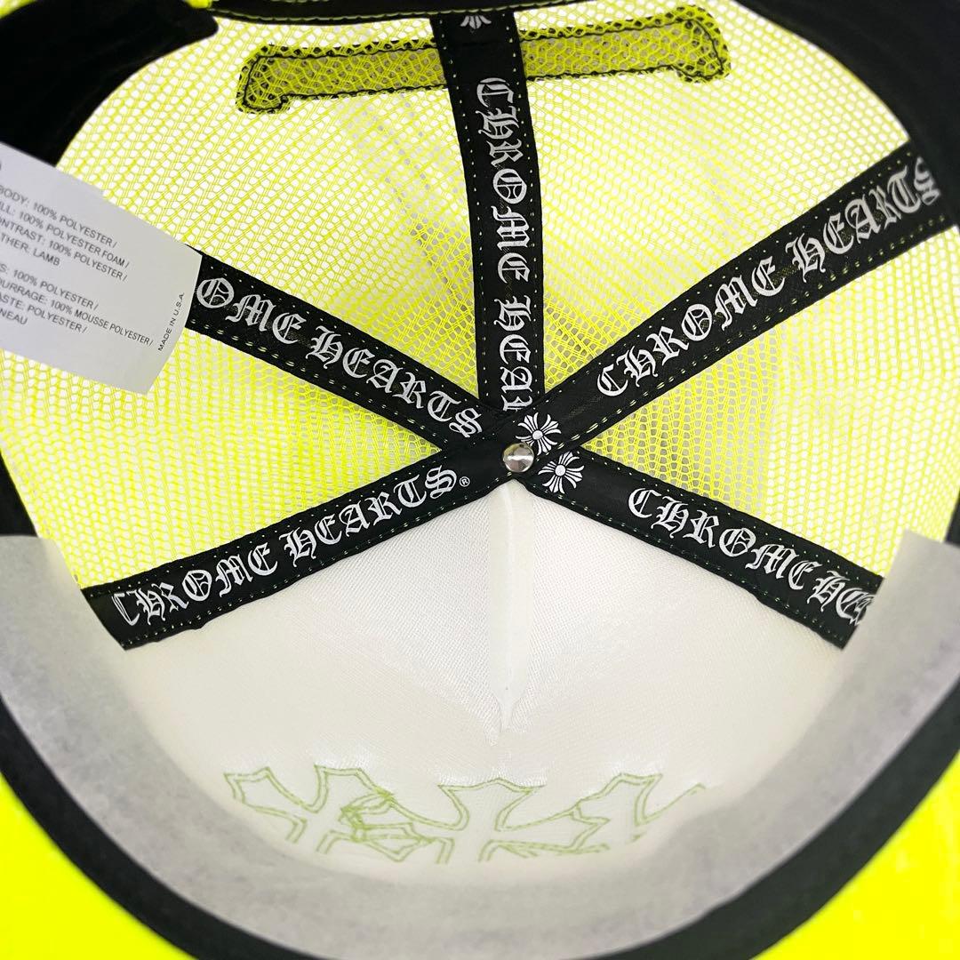年末セール】31日まで クロムハーツ クロスパッチ トラッカーキャップ 黄色