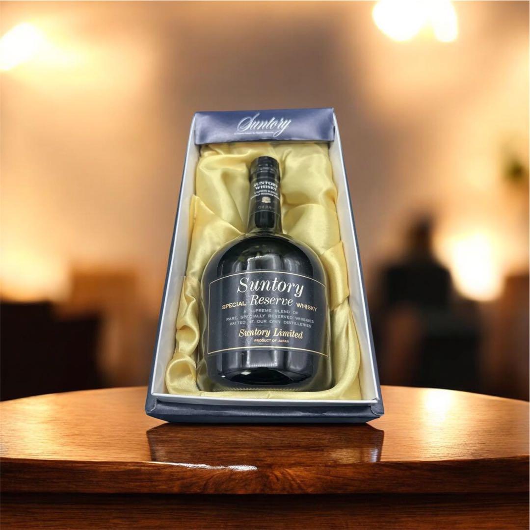 サントリー リザーブ ウイスキー 旧ボトル 箱付 未開栓 - メルカリ