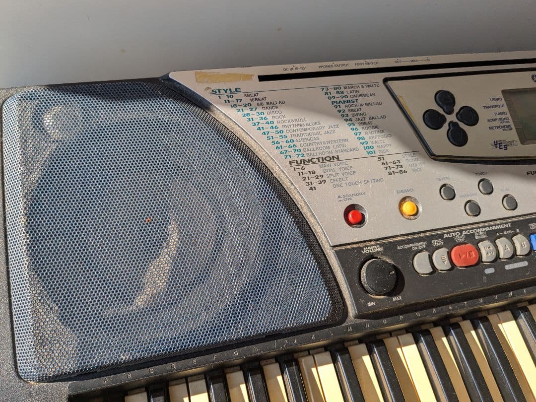 ジャンク品扱い】YAMAHA PSR-340 キーボード シンセサイザー