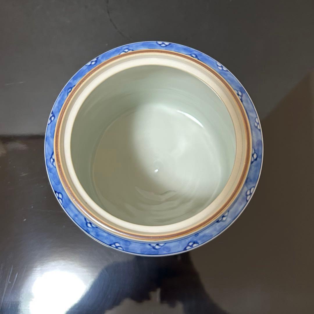 染付祥瑞宝尽水指 茶道具懐石茶箱鵬雲斎坐忘斎