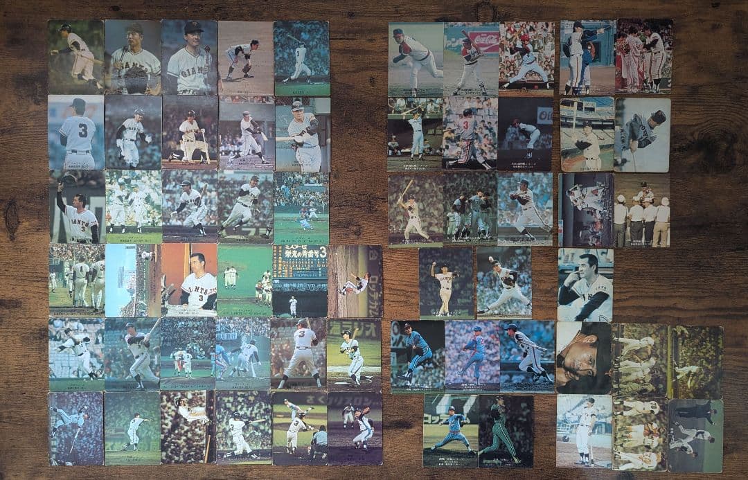 《昭和レトロ》プロ野球 カルビー ミニカード 62枚セット