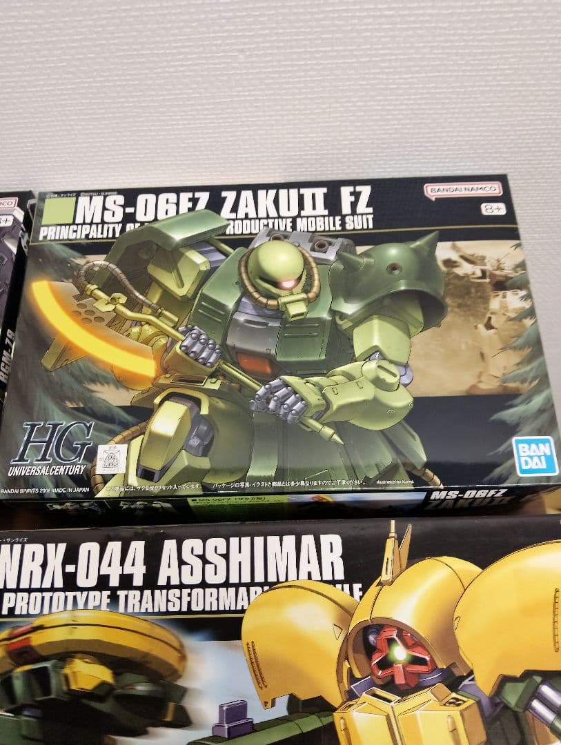 機動戦士ガンダム hg グフカスタム アッシマー ザクⅡFZ ジムストライカー