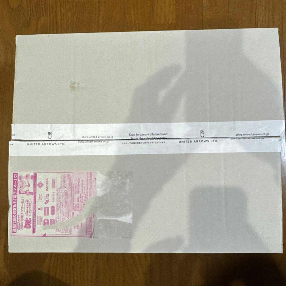 未使用 ユナイテッドアローズ ラウンドブリーフケース 牛革 グレー