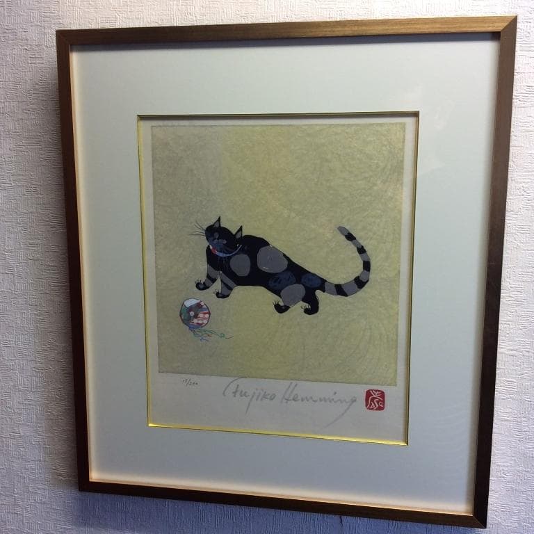 藤原カムイ個展『天地創造展』(アークの帰還) B4サイズ額装複製原画 B