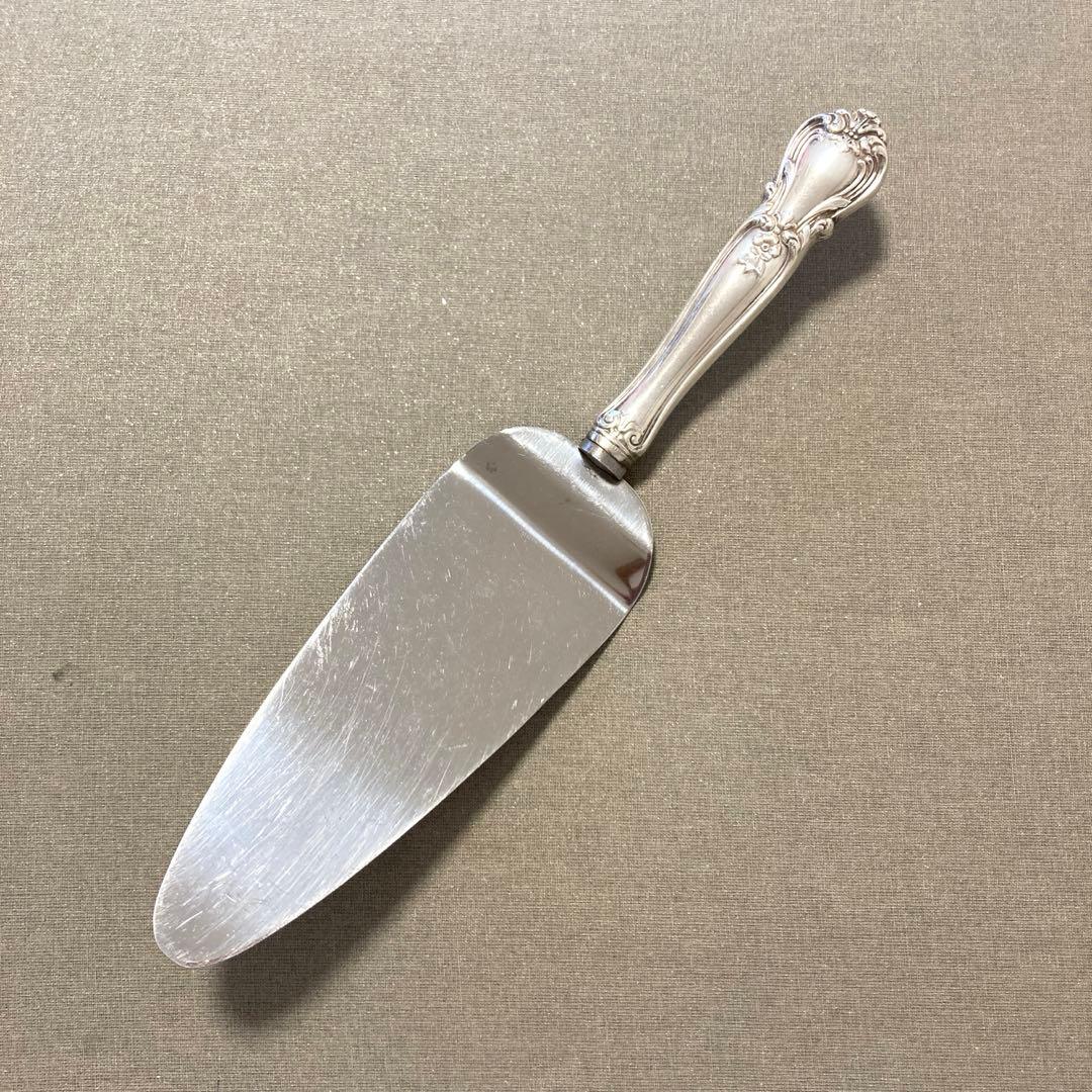 ケーキサーバー　純銀　スターリングシルバー アンティーク シルバー 純銀 ケーキサーバー 薔薇 - アンティーク エバーランド