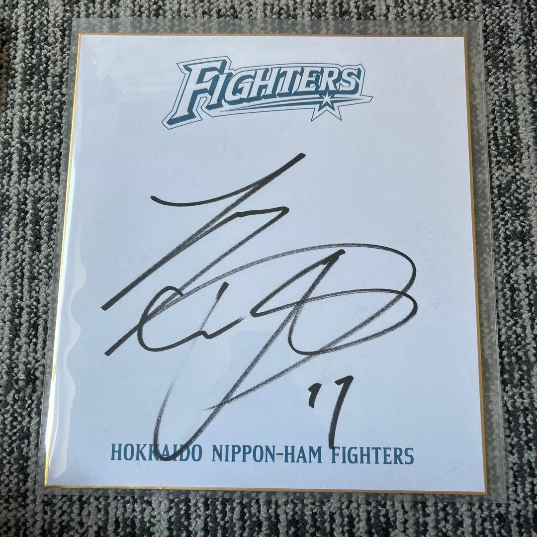 大リーグ ドジャース 大谷翔平 サイン色紙 日本ハム - メルカリ