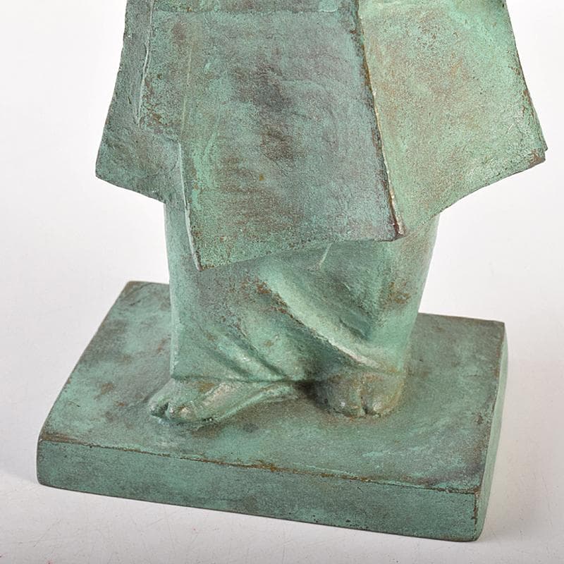 山本雲涛作 鋳銅 三井寺舞 原型 紺谷英儀 置物 共箱 M R7831 - メルカリ