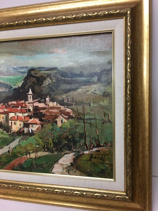 絵画 油絵 ヨーロッパ絵画フランス画家バセツテイー作品