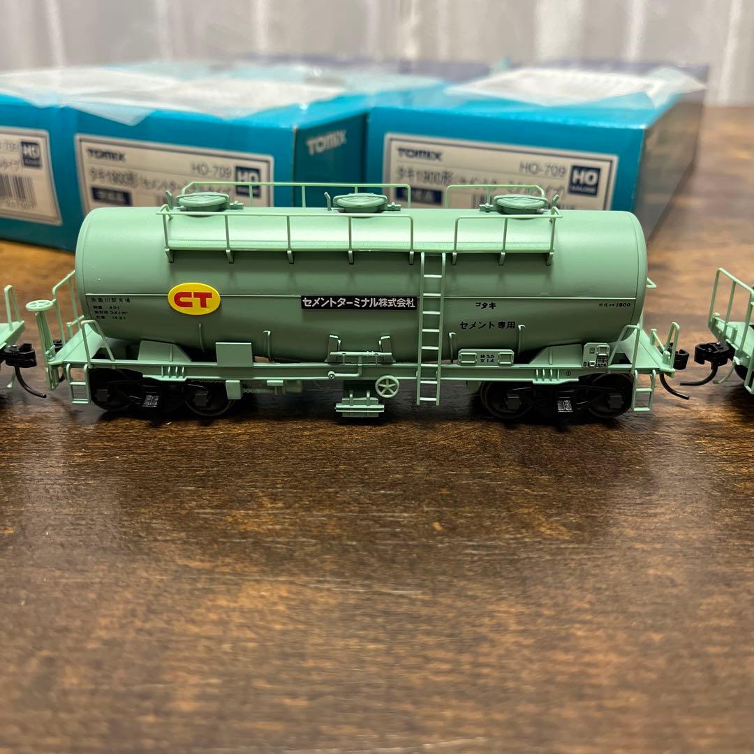 TOMIX HO-709 タキ1900形(セメントターミナルタイプ)完成品×3両