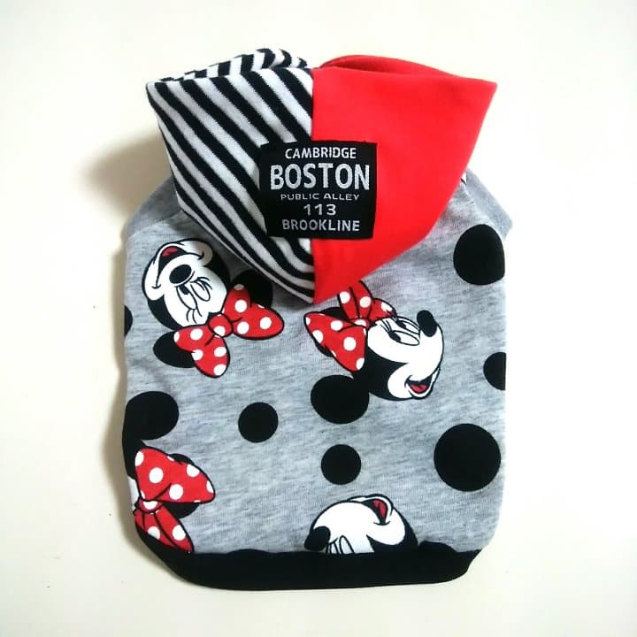 犬服　ハンドメイド　ミニーちゃん　パーカー Disney（ディズニー） 犬 服 秋冬 セール パーカー 〔小型犬〕 花柄