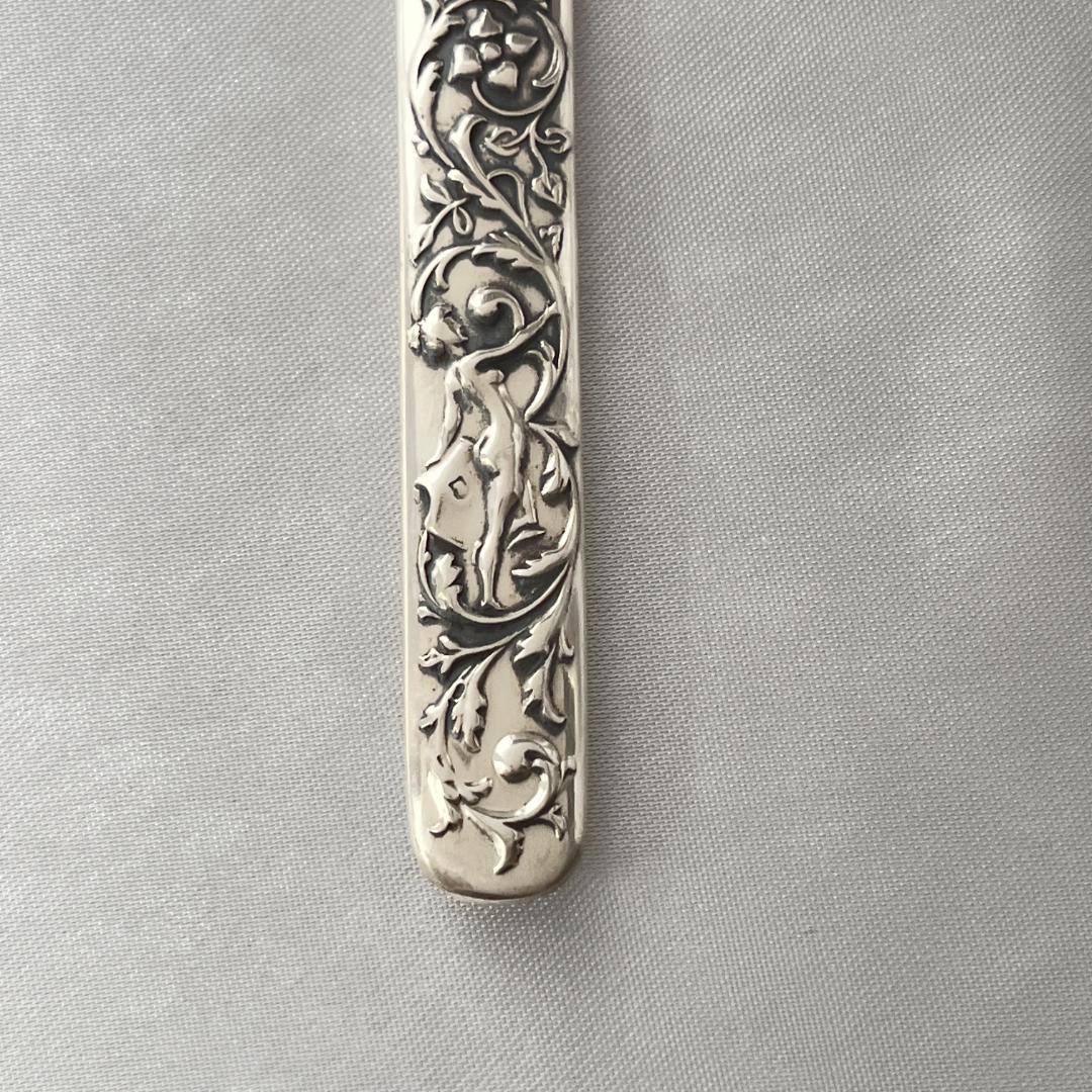 【LUNT】【純銀ハンドル】アールヌーボー レターナイフ / ペーパーナイフ