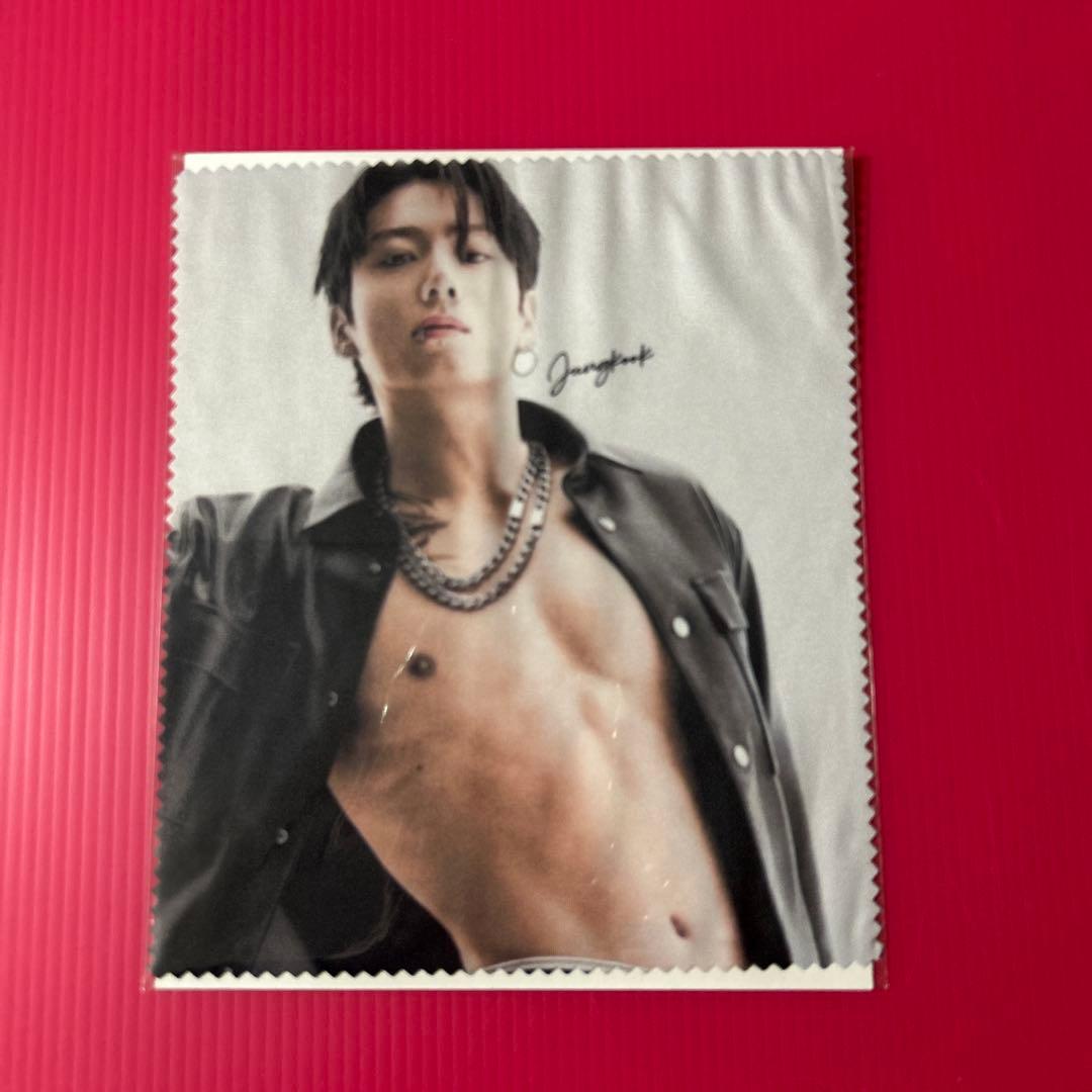 BTS Jungkook 両面ホログラムフォトカード・ロングステッカー