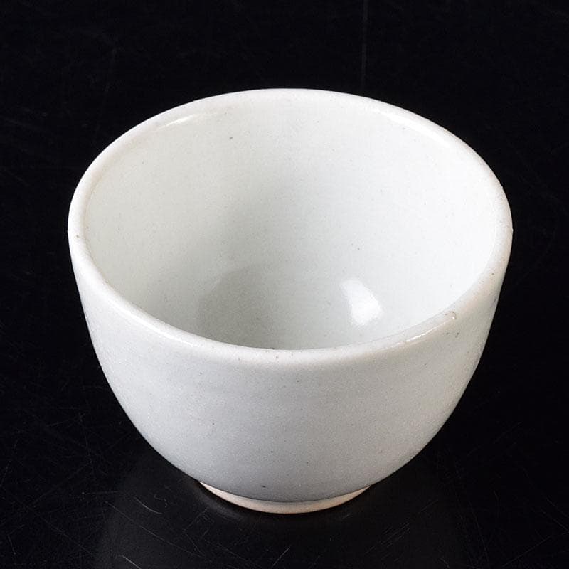 朝鮮美術 李朝 高麗白磁 寿字文酒盃 V R8315