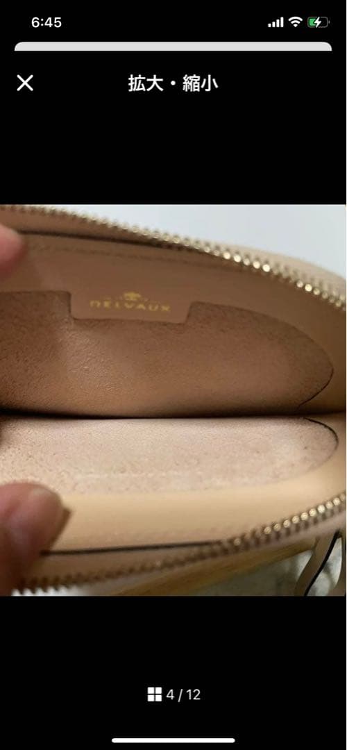 DELVAUX ベージュ ケース