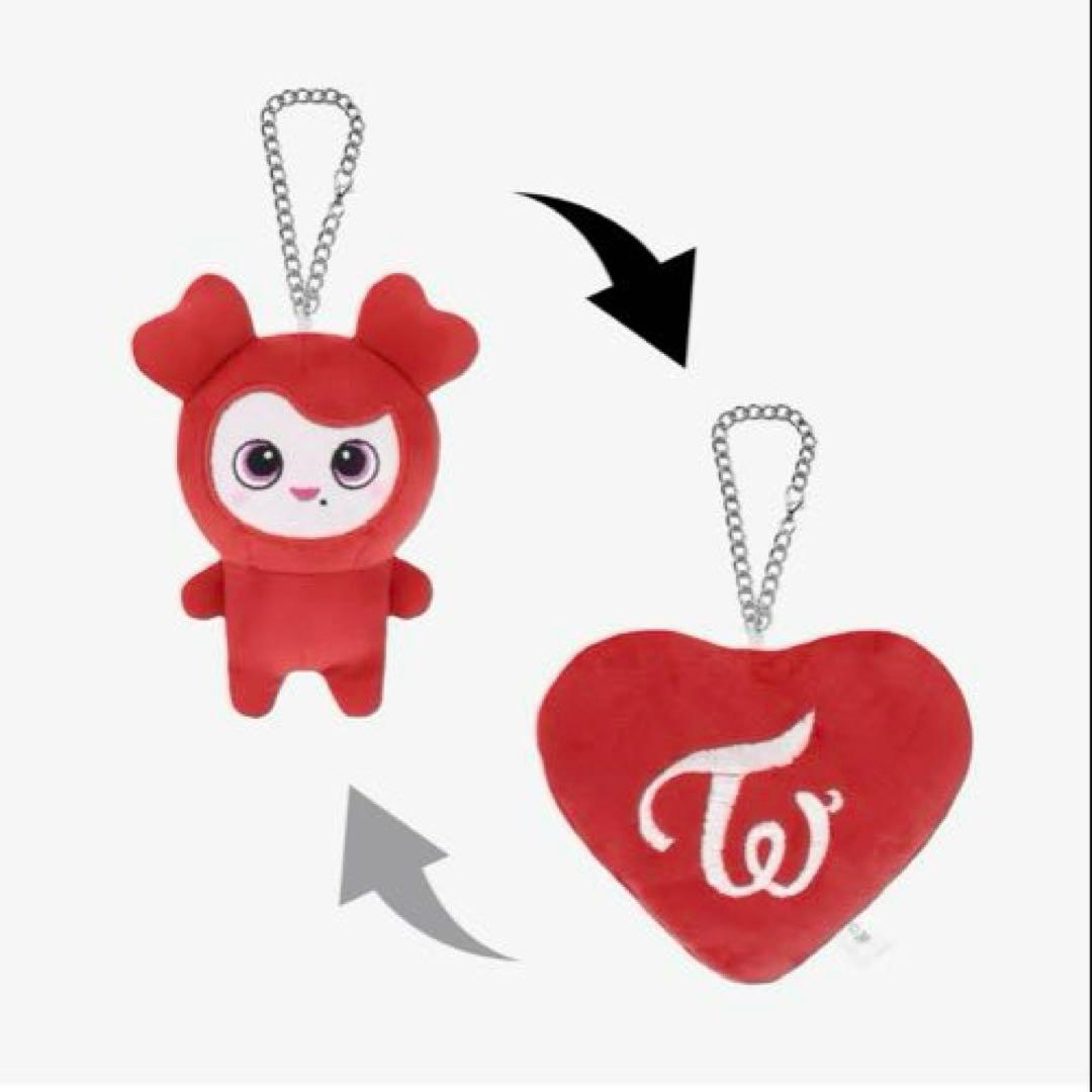 TWICE チェヨン リバーシブルバッグチャーム キーホルダー ぬいぐるみ