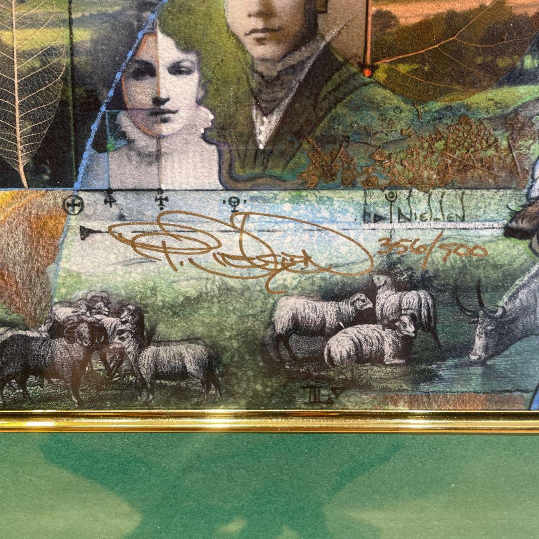 額装付【末裔の道】500枚限定 サイン入り複製原画 Nielsen ニ