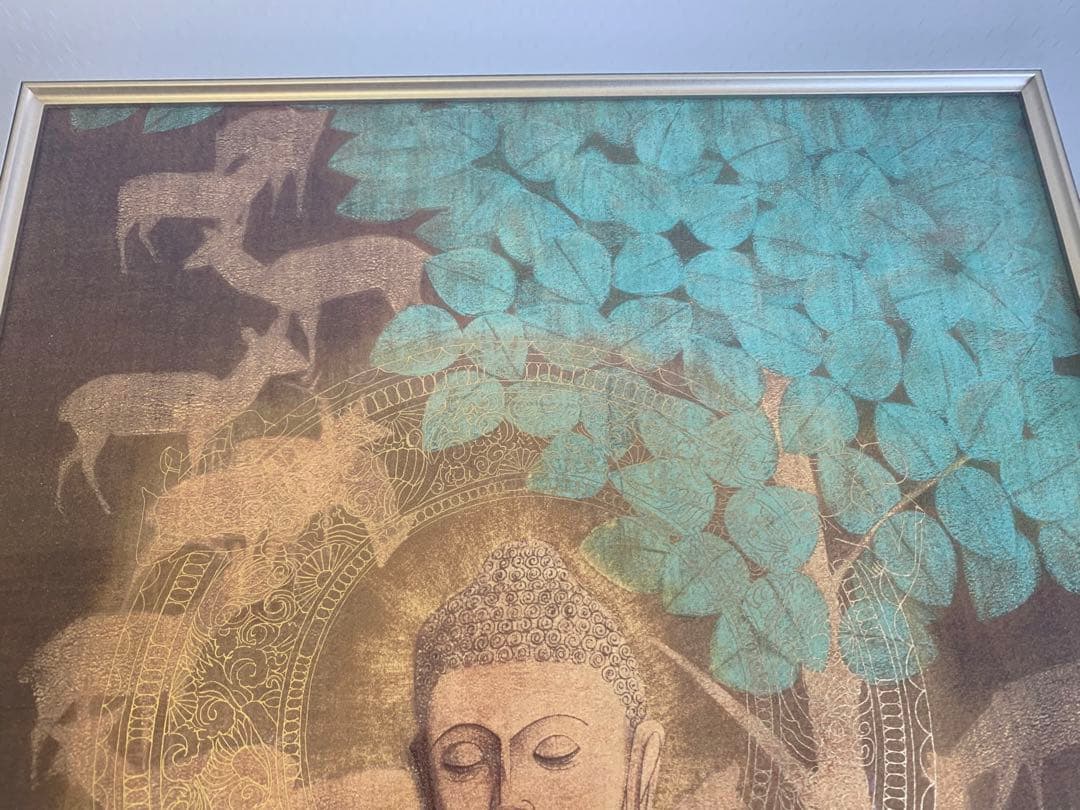 【新品】平山郁夫「鹿野苑の釈迦」限定500部 309号 複製画