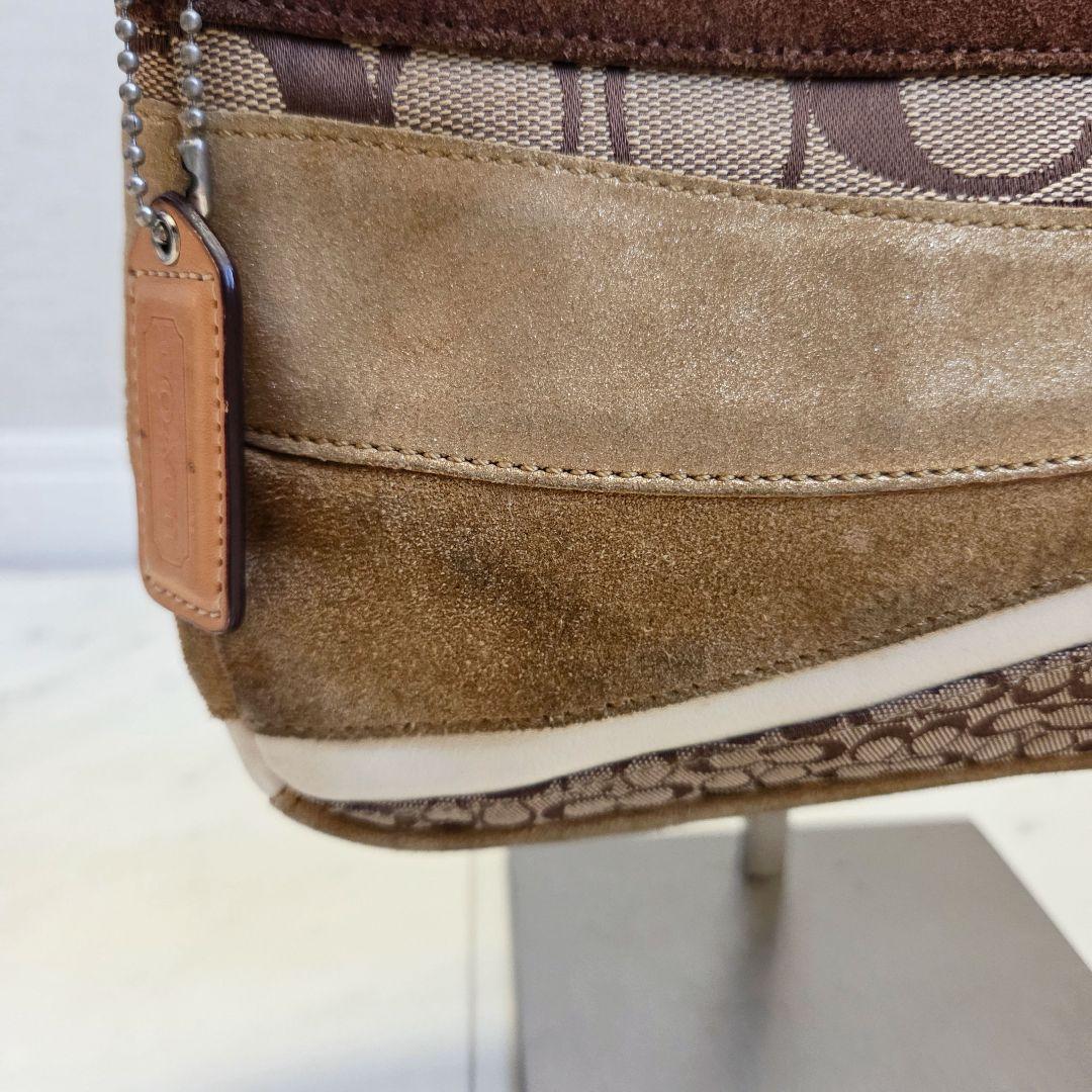 希少 COACH コーチ ミニ アクセサリーポーチ シグネチャー パッチ