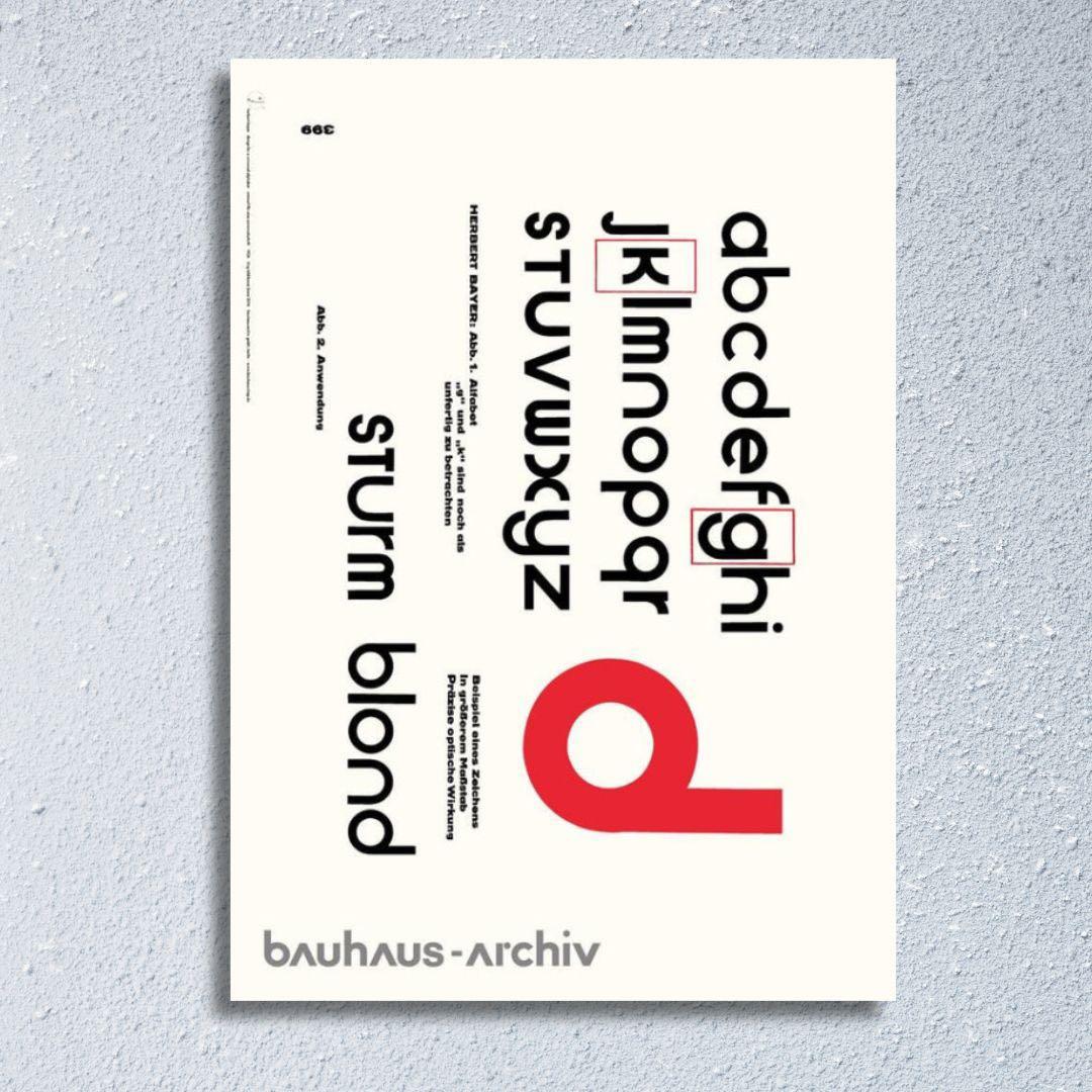 ベルリン限定 Bauhaus バウハウスアーカイブ 公式ポスター