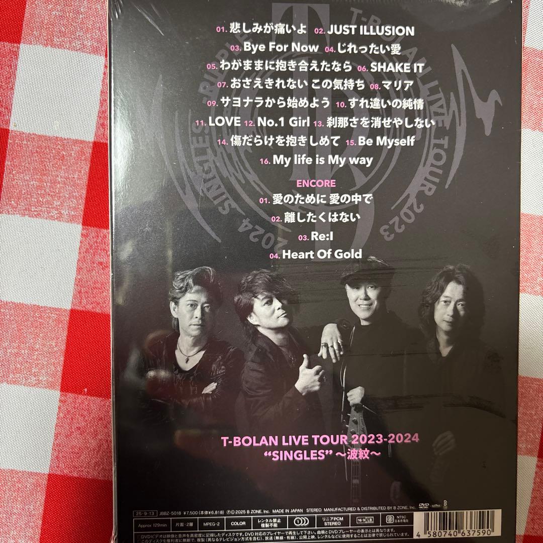 T-BOLAN LIVETOUR 2023-24 SINGLES 波紋会場限定
