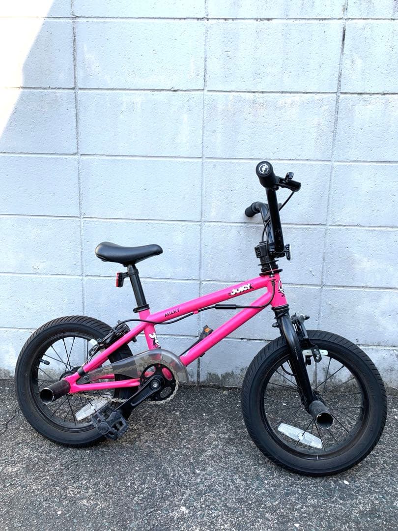 JUICYピンク BMXバイク MOTEL WORKS 14インチ
