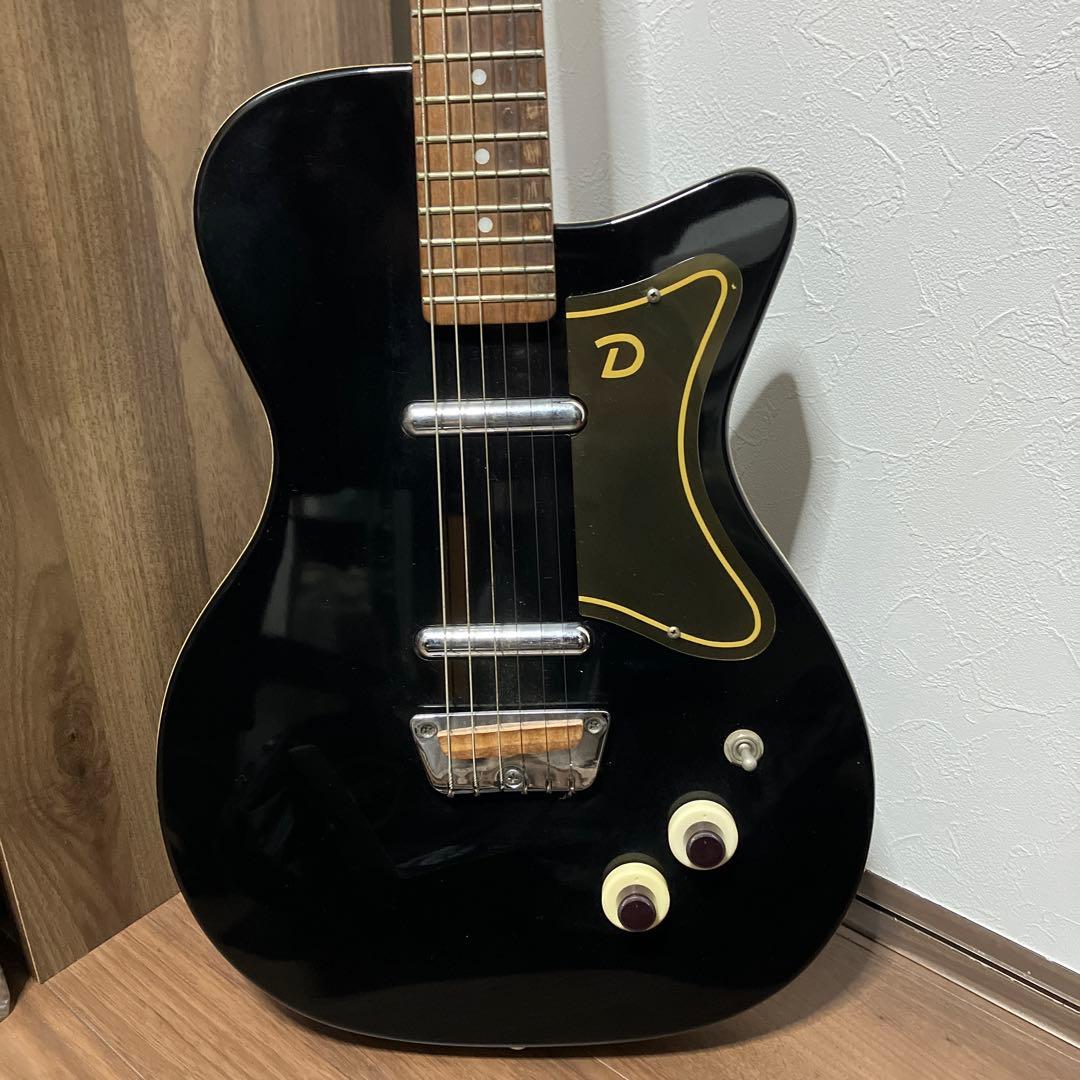 E*m様 DANELECTRO エレキギター 56-U2 ブラック シングルカッ