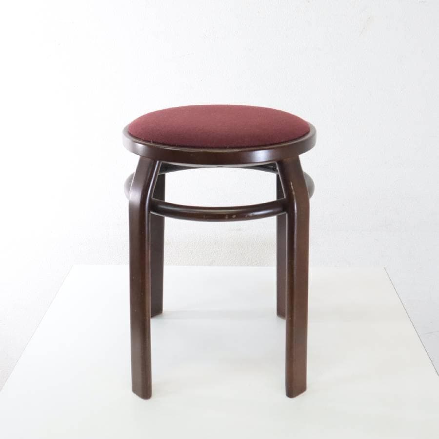 2脚まとめ買い IDC大塚家具 秋田木工 201 スツール ブナ材 ウォールナッ