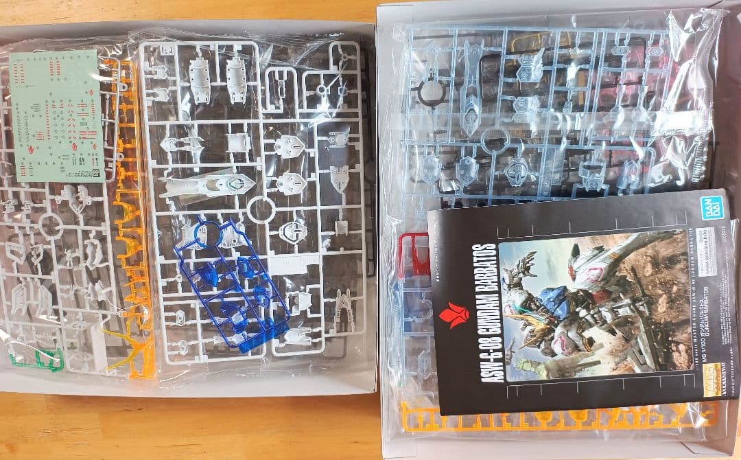 MGガンダムバルバトス 7点セット チタニウム、クリア、ネオンブルー