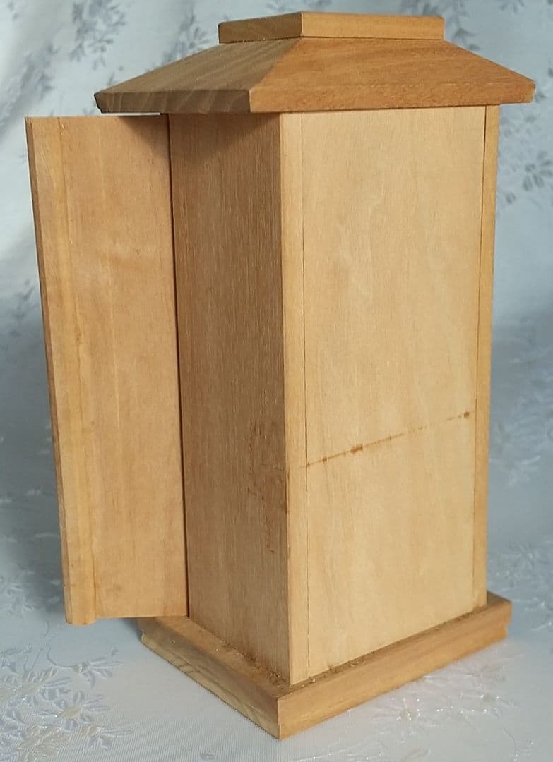 現品発送 地蔵菩薩立像【極小】#1 厨子入り ◇白檀 木彫 仏像