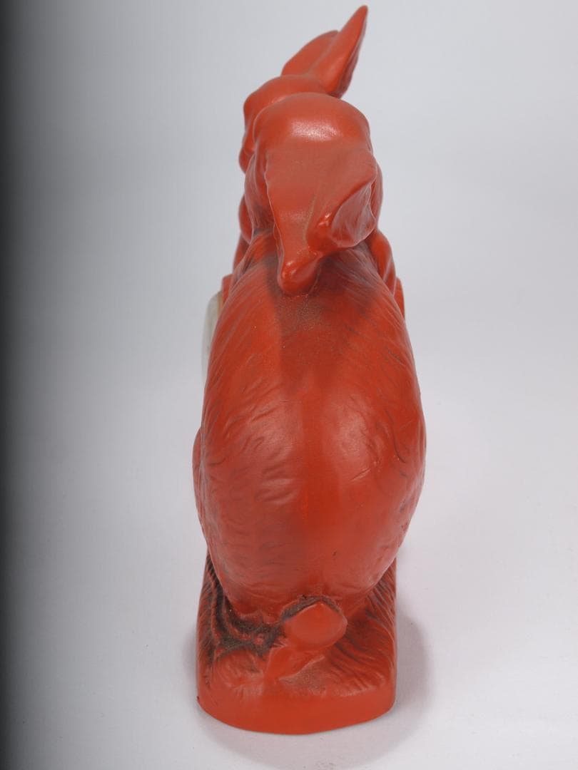 ウサギの置き時計　赤兎　縁起物<BR>  X760C12-5 ウサギの置き時計 赤兎 縁起物<BR> X760C12-5 - メルカリ