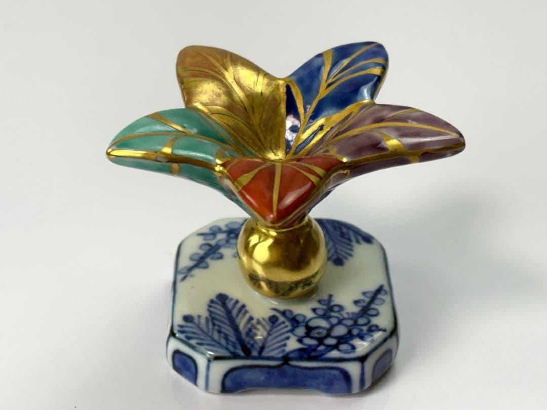 未使用】 茶道具【高野昭阿弥】作 蓋置 2点まとめ 箱付栞付 R811116