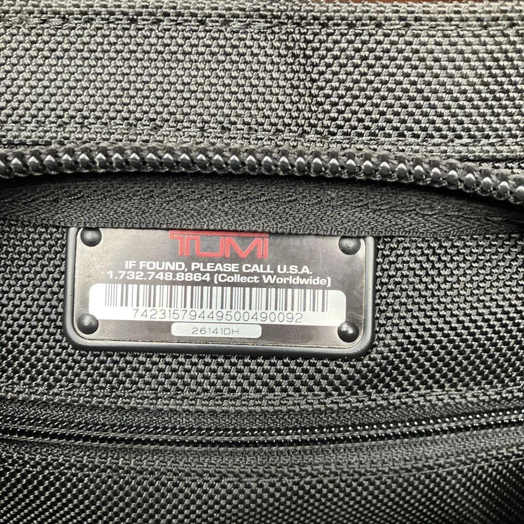 TUMI 26141DH ALPHA ビジネスバック　使用頻度少　長期保管品