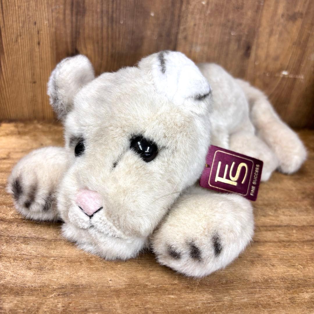 吉徳 ぬいぐるみ ホワイトタイガー？ライオン？FINE SUCCESS - メルカリ