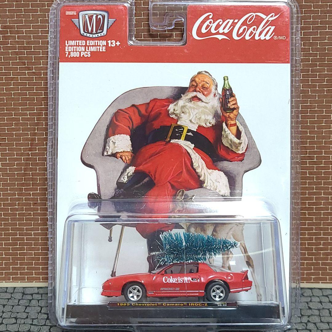 M2マシーン　コカ・コーラ　クリスマス　シボレー　3rd　カマロ 1/64