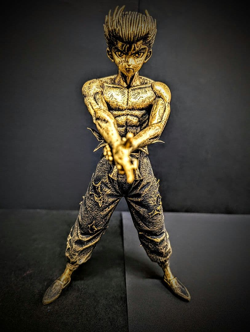 金運100%アップ！黄金リペイント 1番くじ 幽遊白書 戸愚呂弟&浦飯幽助