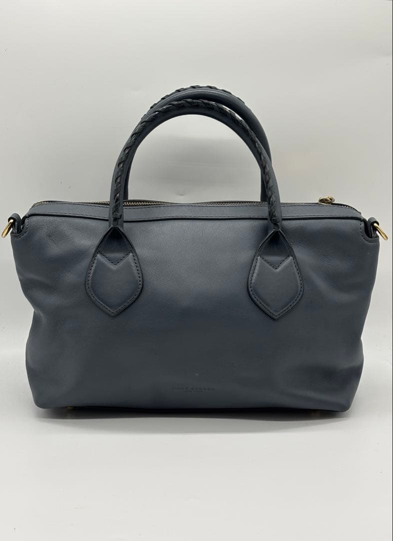 【ショッパー付】マークジェイコブス　グレー ショルダー　ハンドバッグ　2way