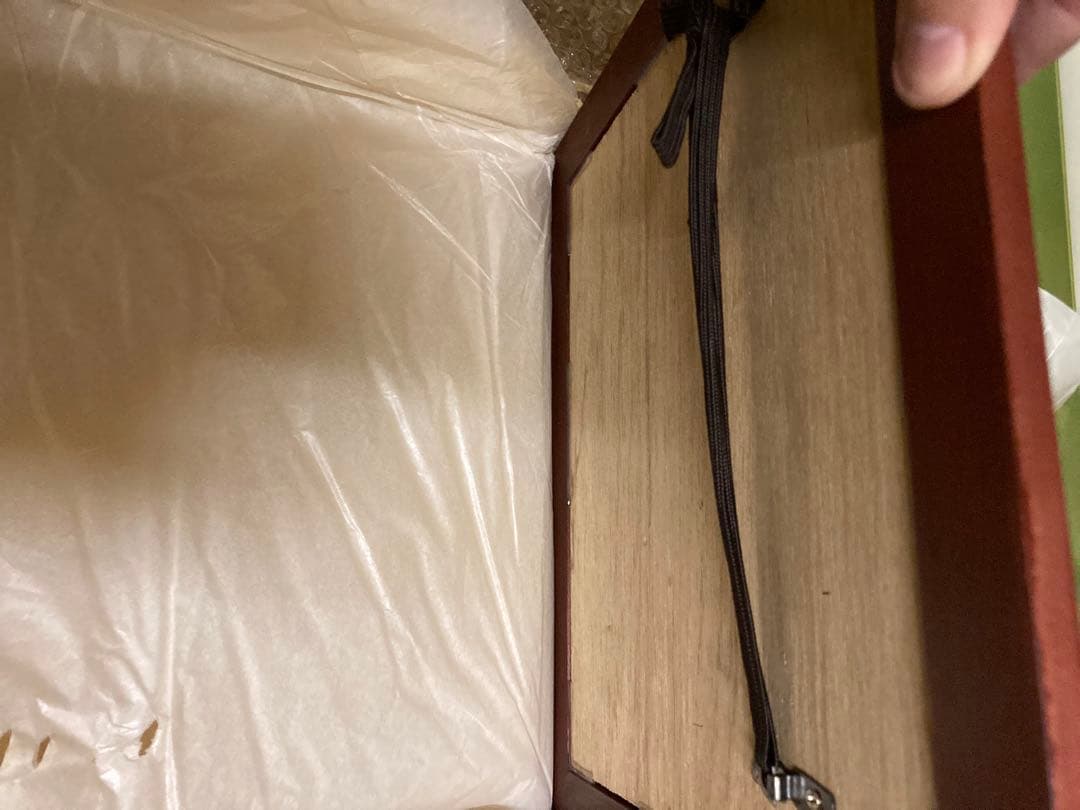 白い花の絵 作品 木製箱入り