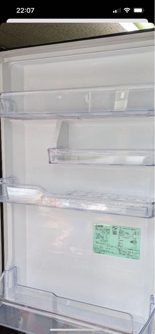 yuki yuki♡冷蔵庫 2020年製　引き取り希望（お値引きしました